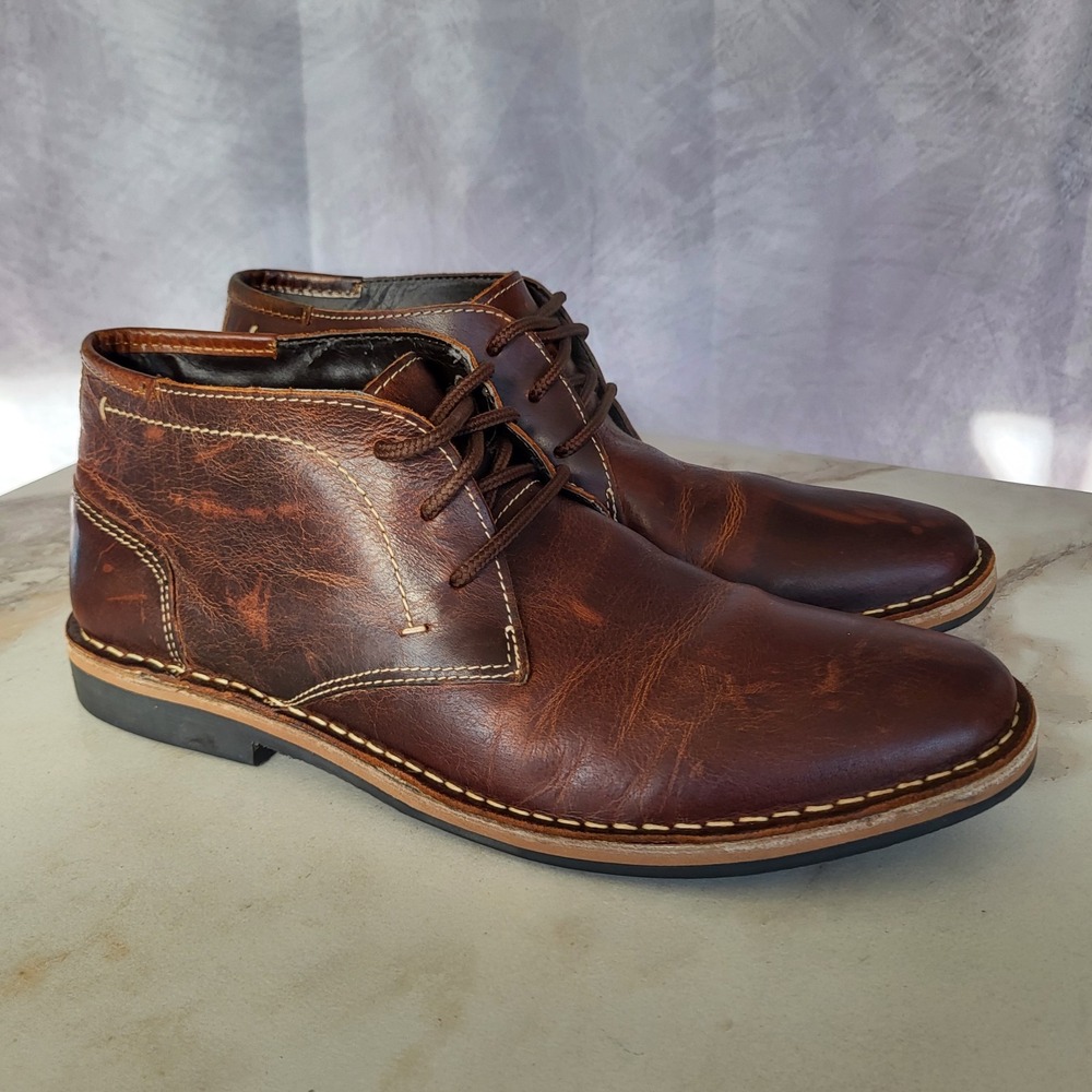Steve Madden P-Ivon 982 Chukka Boots Men's Size 9.5 Brown